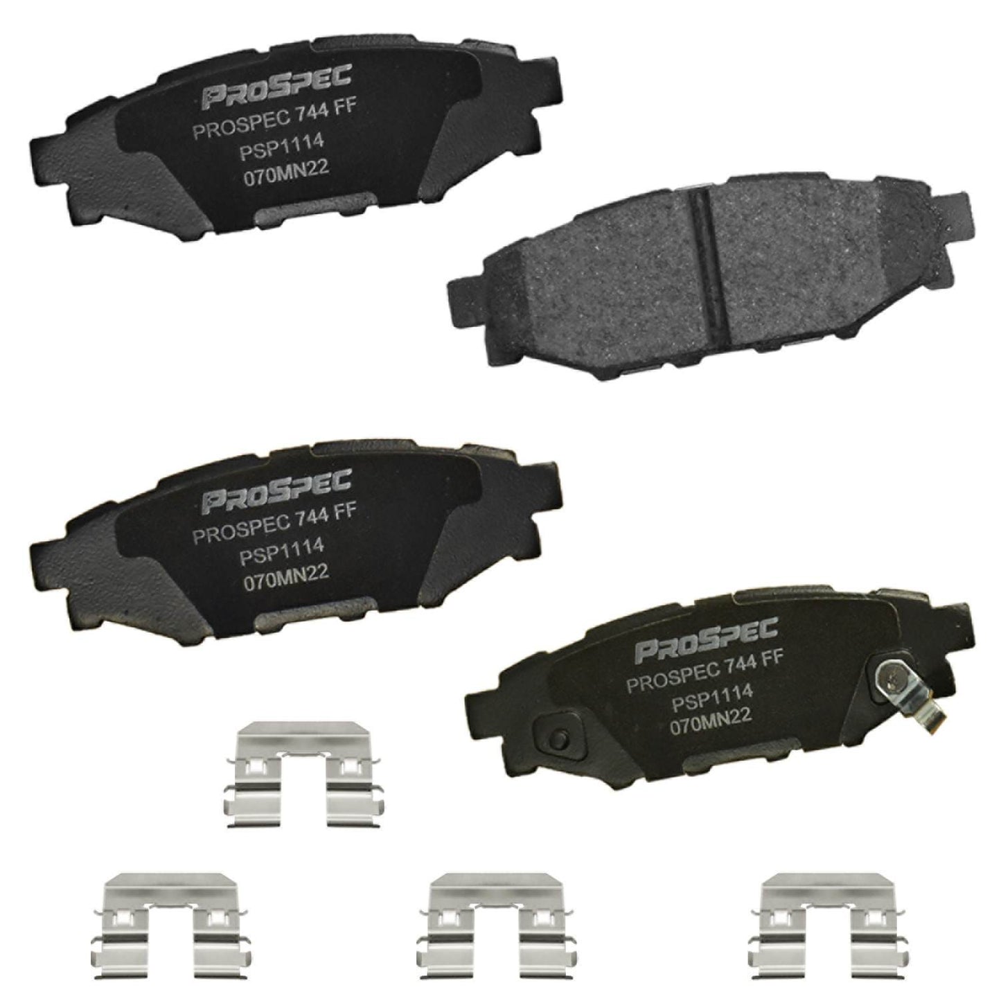PROSPEC+ ULTRA: PREMIUM CERAMIC BRAKE PADS (PSP1114)