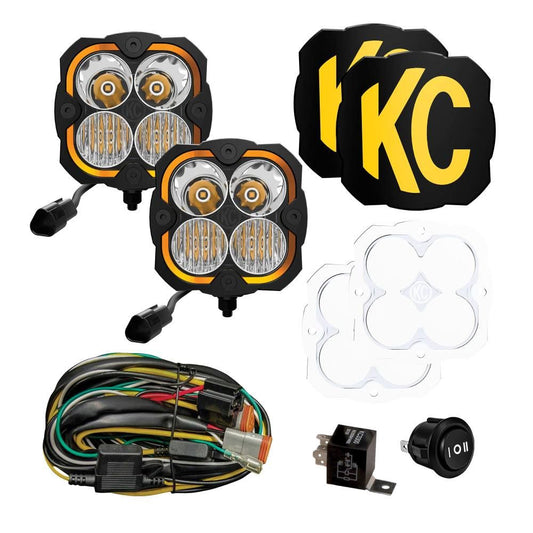 KC HI-LITES: FLEX ERA 4 MASTER KIT (PAIR)