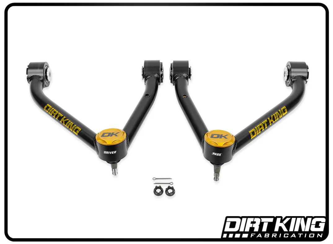 DIRT KING FRONT UPPER CONTROL ARM: CHEVY/GMC SILVERADO/SIERRA 1500 07-18 (BALL JOINT)