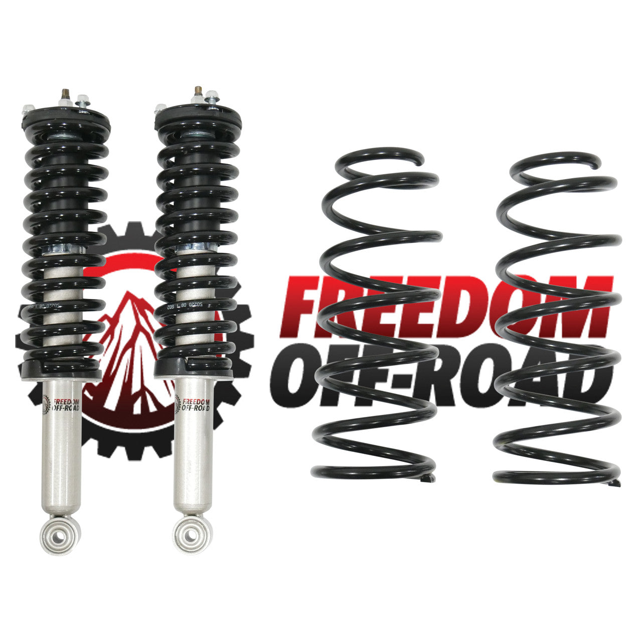 FREEDOM OFF-ROAD LIFT KIT: TOYOTA 4RUNNER 96-02 (3" FRONT LIFT STRUT/ REAR 2" LIFT SPRINGS)