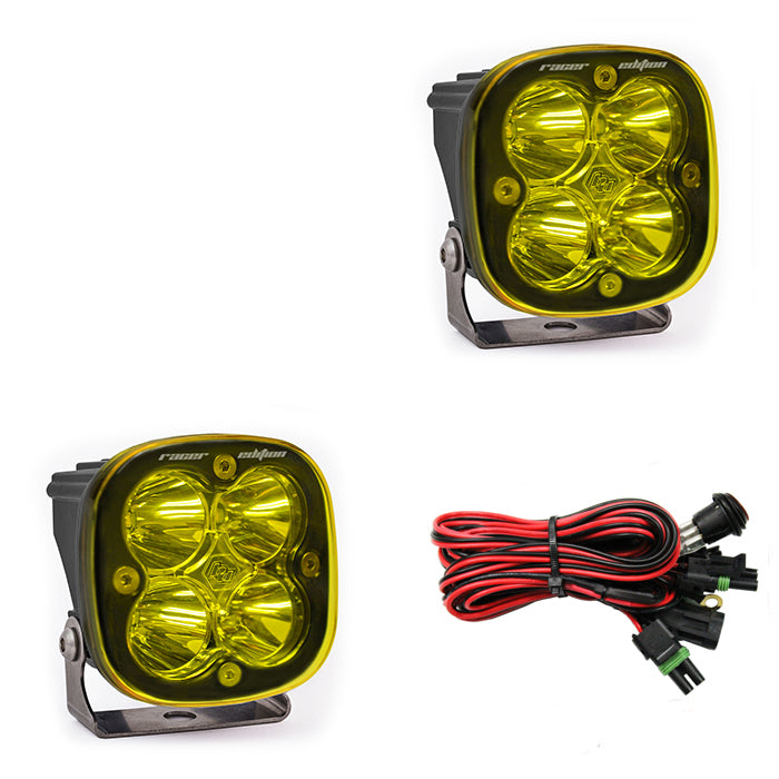 BAJA DESIGNS: SQUADRON RACER EDITION BLACK LED AUXILARY LIGHT POD (PAIR)