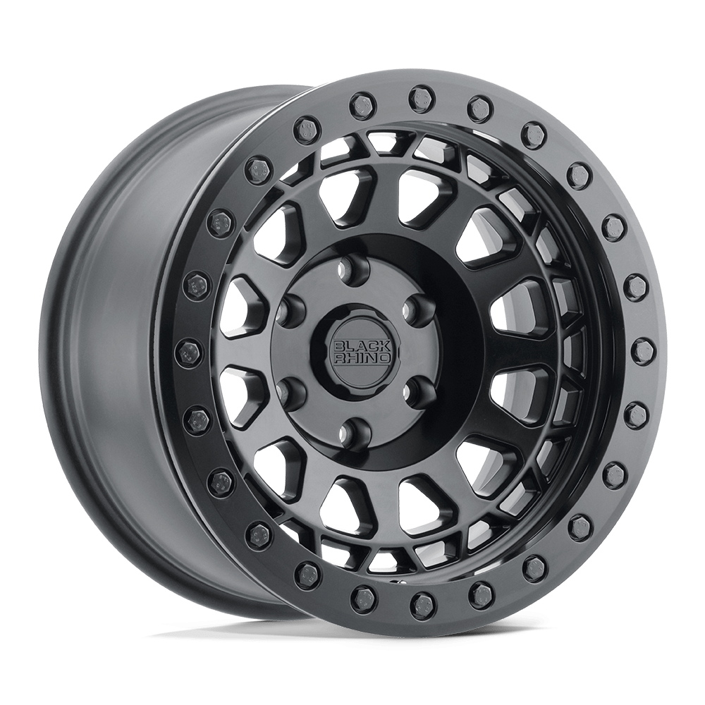BLACK RHINO: PRIMM BEADLOCK | CAST | MATTE BLACK W/ BRASS BOLTS