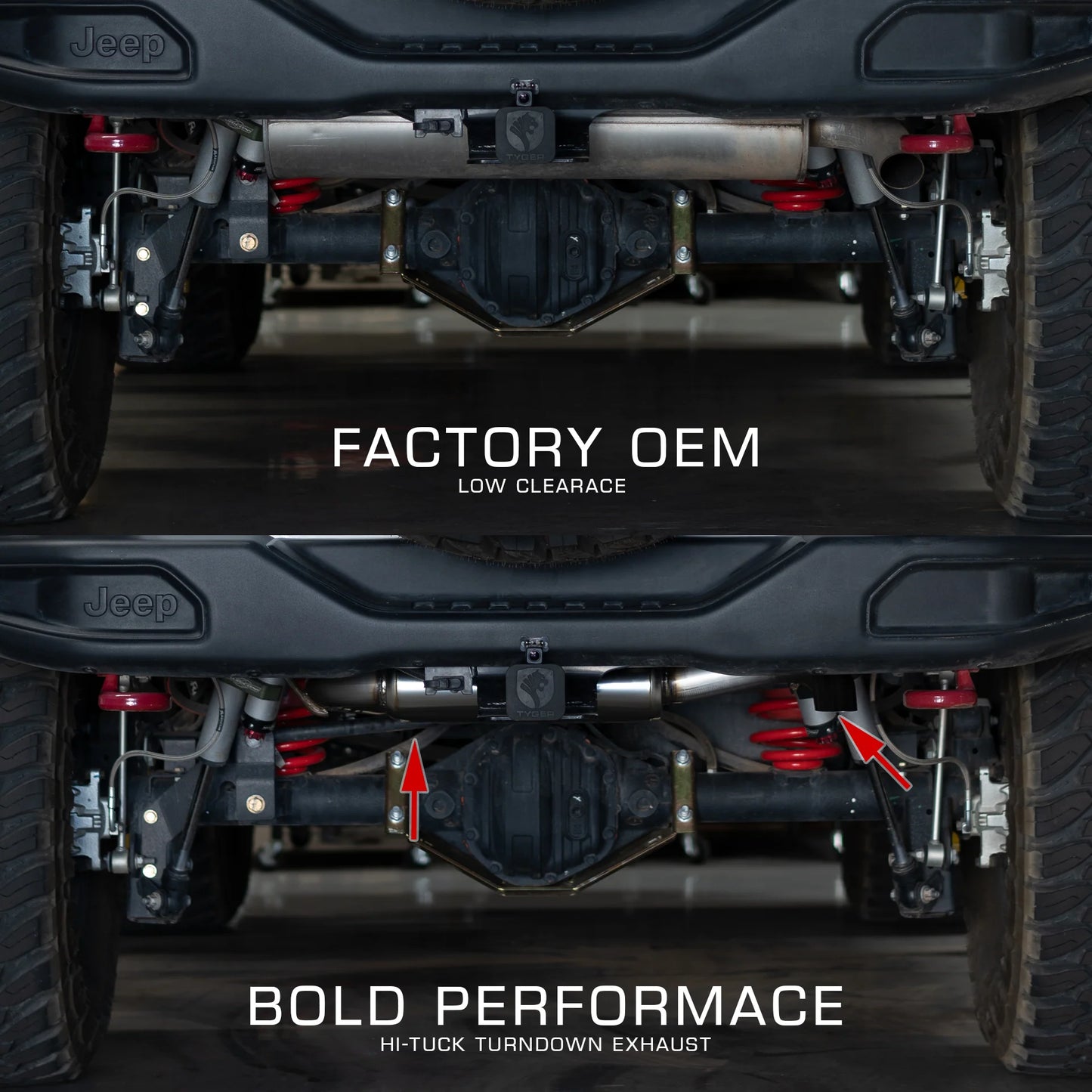 BOLD PERFORMANCE CATBACK EXHAUST: JEEP WRANGLER JKU 3.6L 12-18