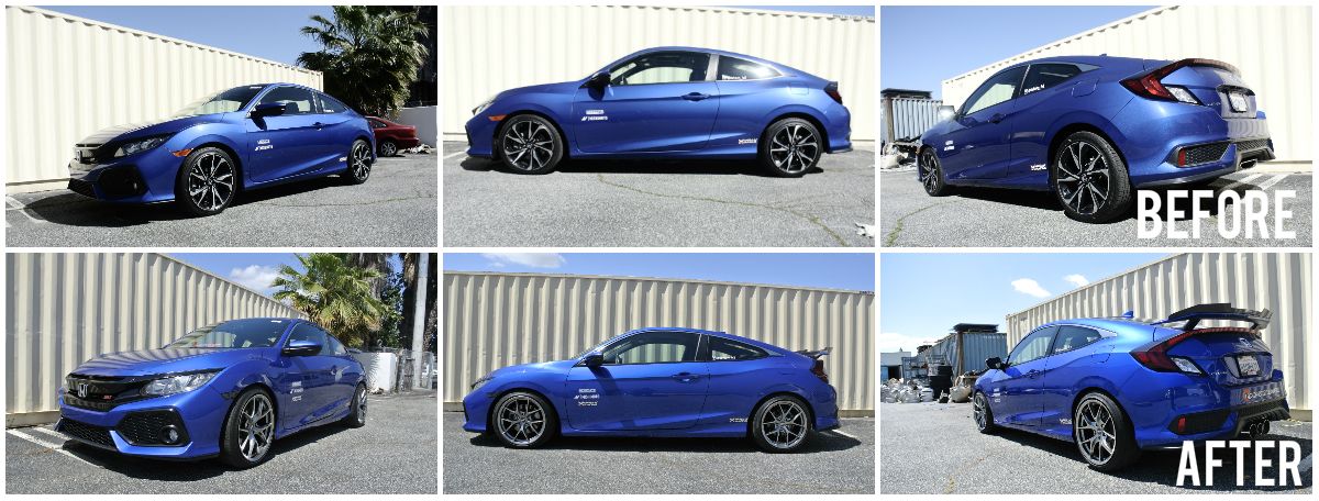 MEGAN RACING TRACK SERIES COILOVERS: ACURA/HONDA CIVIC SI 17-21