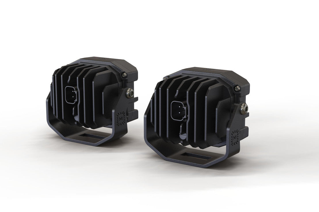 MORIMOTO 4BANGER LED PODS: HXB FLOOD BEAM (PAIR)