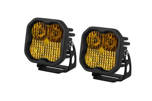 DIODE DYNAMICS: STAGE SERIES 3" SAE/DOT YELLOW PRO LED (PAIR)