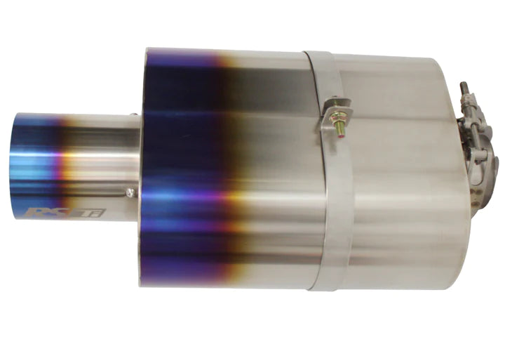 GREDDY UNIVERSAL 3.0" RS-Ti OVAL TITANIUM MUFFLER & TIP (105) WITH V-BAND