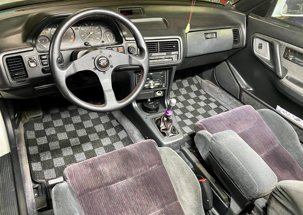 P2M ACURA INTEGRA 1990-93 (DA/DB) RACE FLOOR MATS : DARK GREY (FRONT/REAR)
