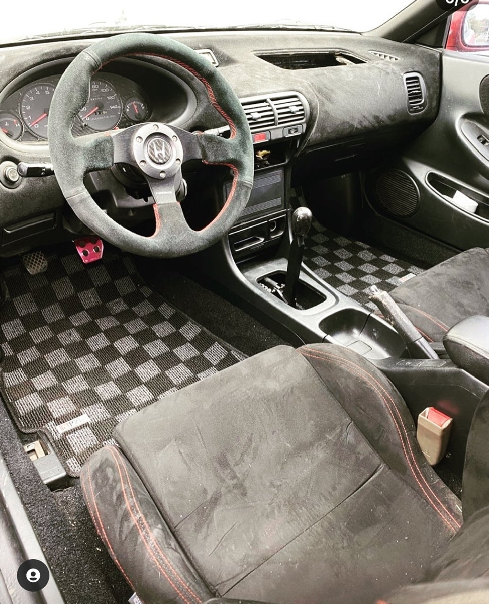 P2M ACURA INTEGRA DC2 1994-01 RACE FLOOR MATS: DARK GREY (FRONT/REAR)