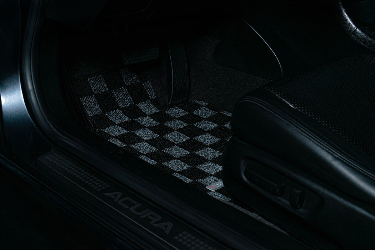 P2M ACURA TSX (CL9) 2003-07 RACE FLOOR MATS : DARK GREY (FRONT/REAR)