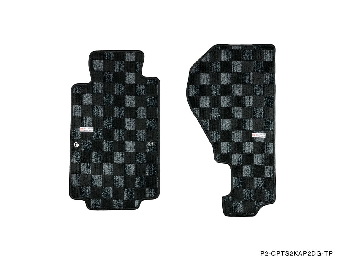 P2M HONDA S2000 AP2 RACE FLOOR MATS : DARK GREY