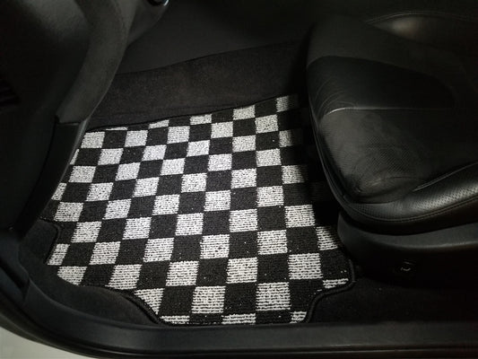 P2M NISSAN R35 GTR RACE FLOOR MATS : DARK GREY