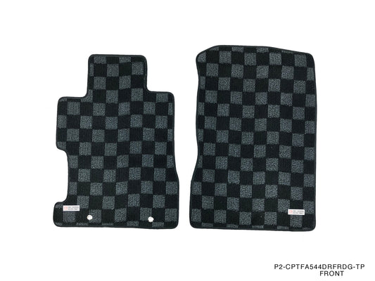 P2M HONDA CIVIC FA5 (SEDAN 4-DOOR) / FG1-2 (COUPE 2-DOOR) RACE FLOOR MATS : DARK GREY (FRONT/REAR)