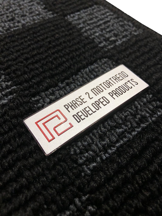 P2M HONDA CIVIC EG6 (3DR HATCH) & CIVIC CRX RACE FLOOR MATS : DARK GREY (STANDARD COVERAGE)