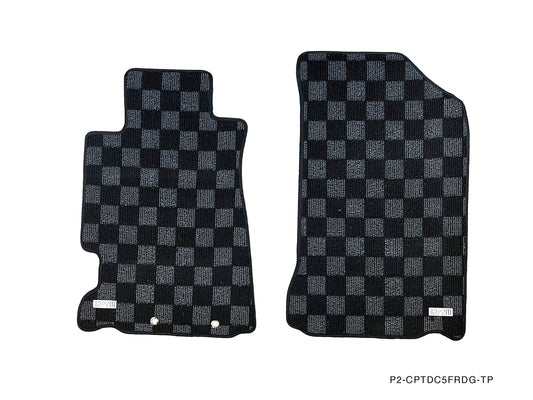 P2M ACURA RSX (DC5) 2001-06 RACE FLOOR MATS : DARK GREY