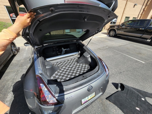 P2M NISSAN Z34 370Z REAR TRUNK MAT : DARK GREY