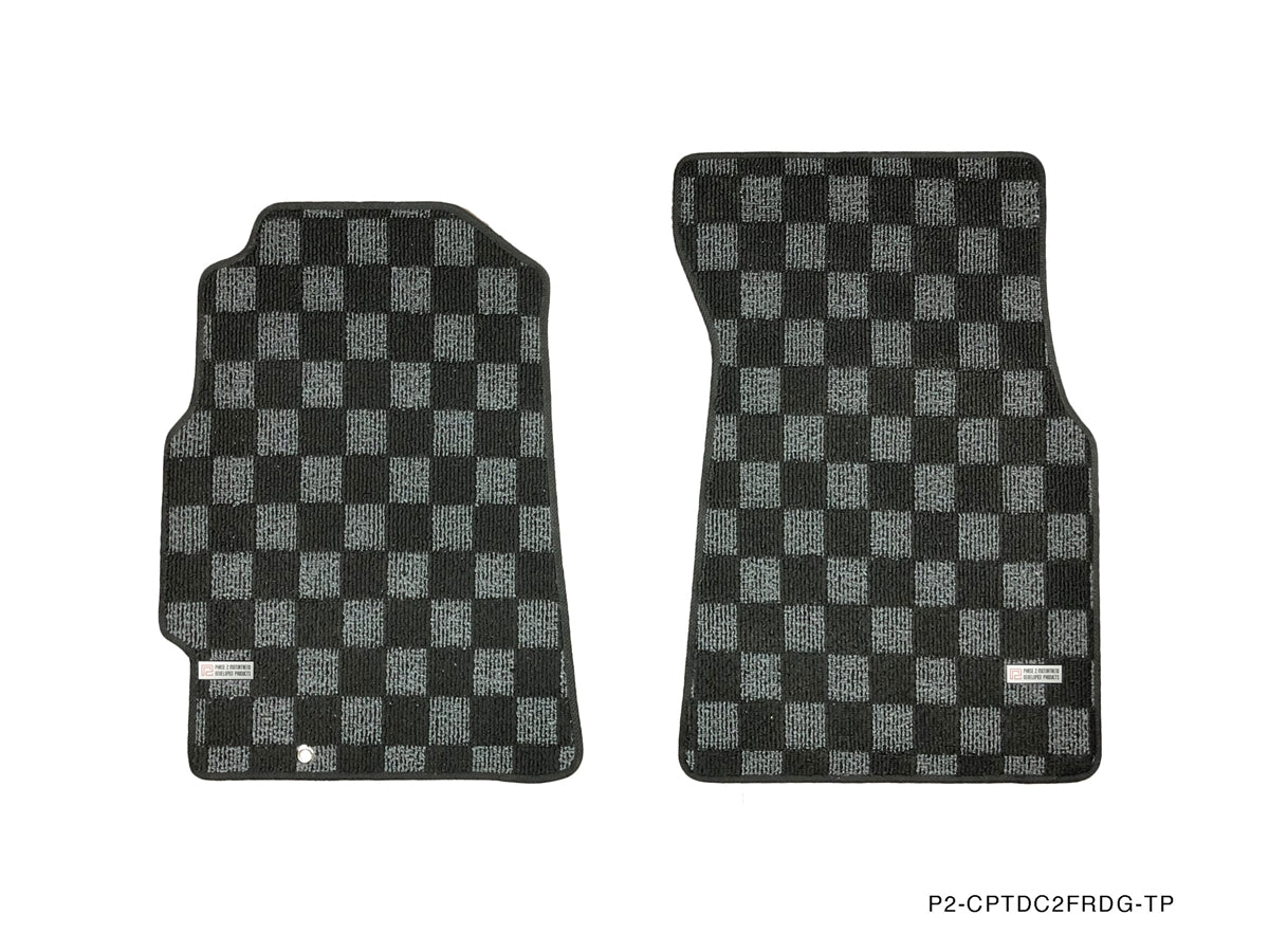 P2M ACURA INTEGRA DC2 1994-01 RACE FLOOR MATS: DARK GREY (FRONT/REAR)