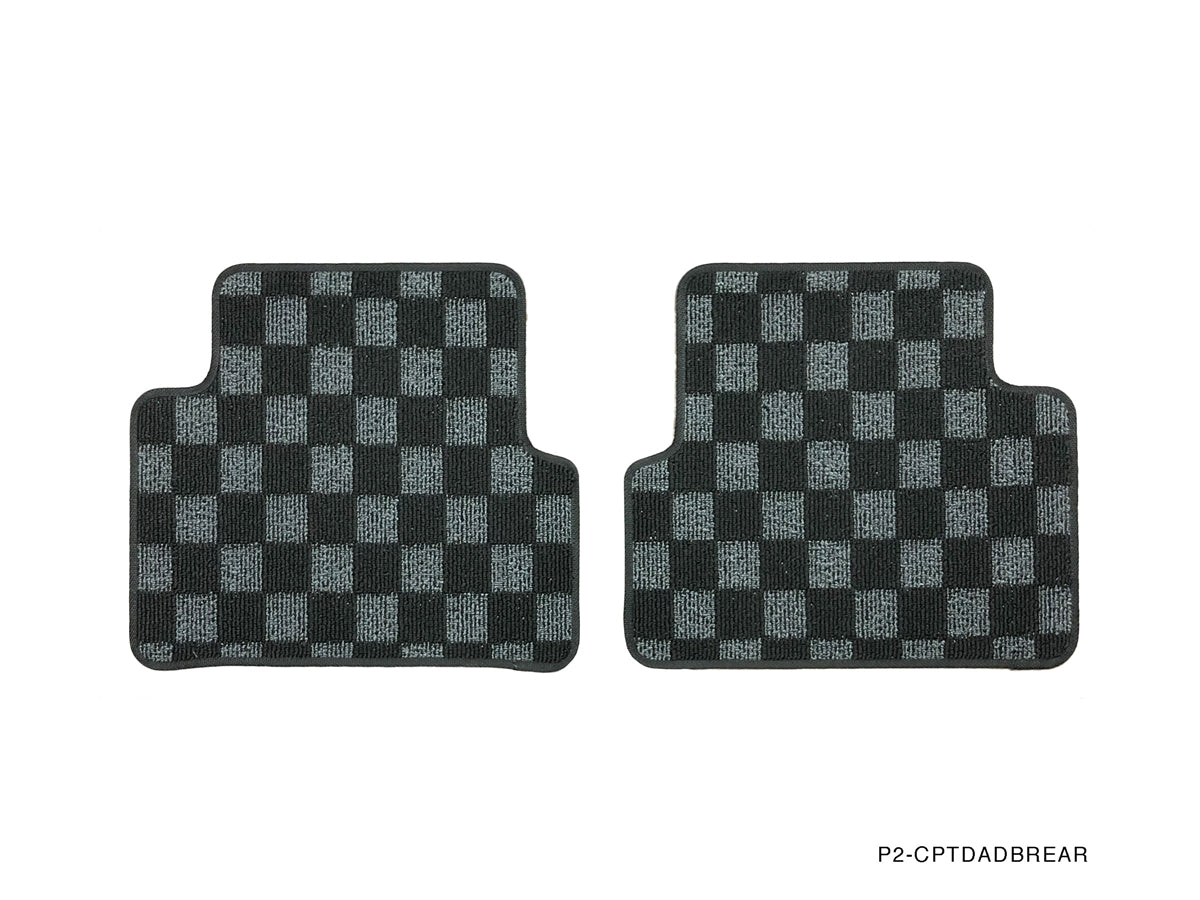 P2M ACURA INTEGRA 1990-93 (DA/DB) RACE FLOOR MATS : DARK GREY (FRONT/REAR)