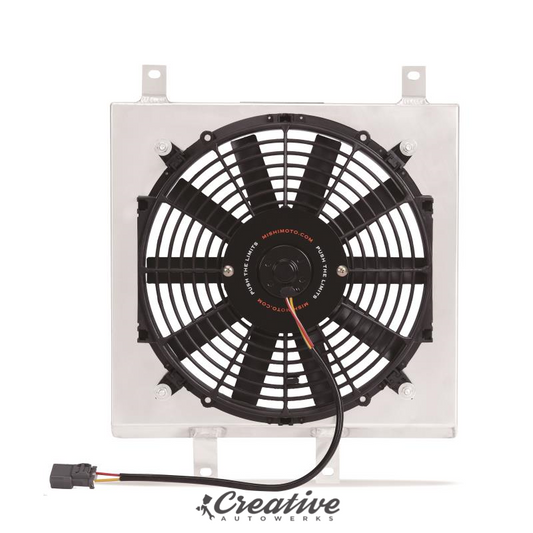 MISHIMOTO ALUMINUM FAN SHROUD: HONDA CIVIC 92-00/DEL SOL 93-97