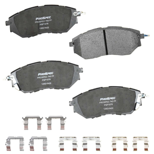 PROSPEC+ ULTRA: PREMIUM CERAMIC BRAKE PADS (PSP1078)