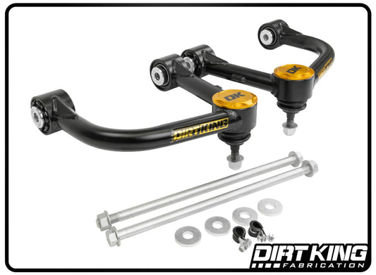 DIRT KING FRONT UPPER CONTROL ARM: TOYOTA/LEXUS 07+ FJ/03-24 4RUNNER/ 03+ GX470/ GX460 (4130)