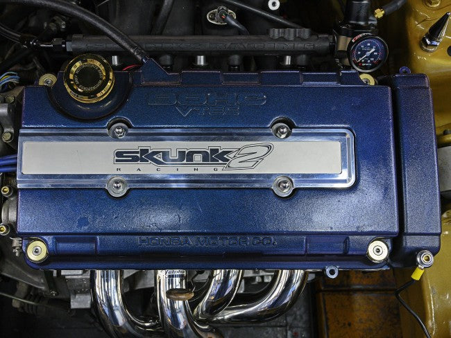 SKUNK2 BILLET WIRE COVER: B SERIES VTEC (POLISHED)