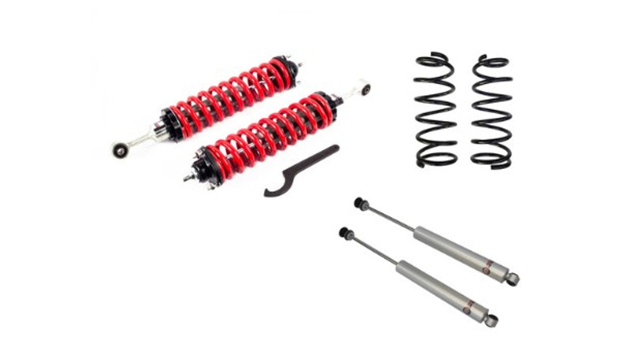 FREEDOM OFF-ROAD LIFT KIT: TOYOTA 4RUNNER 96-02 (1-4" FRONT ADJUSTABLE COILOVER / 2" REAR LIFT SPRINGS & SHOCKS)