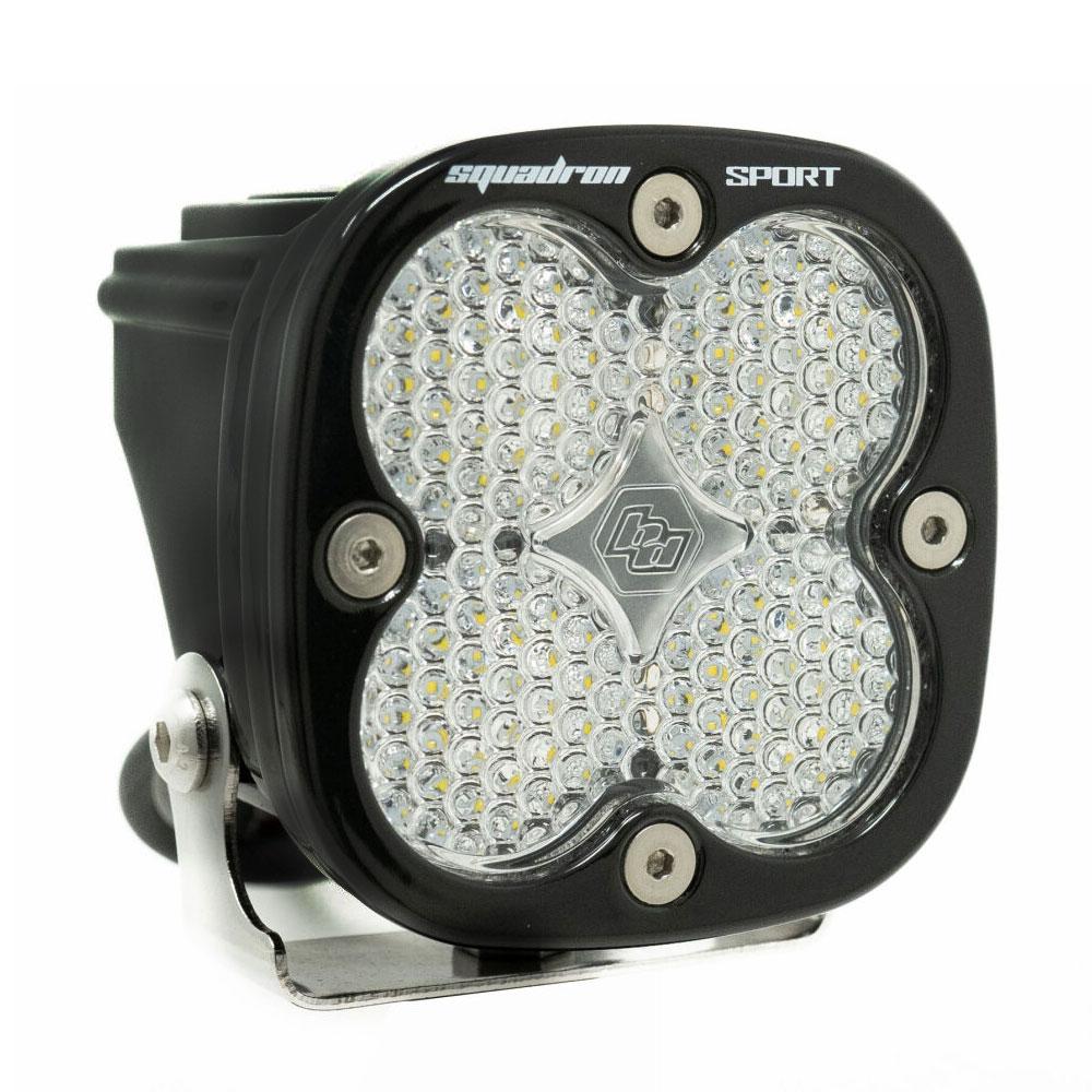 BAJA DESIGNS: SQUADRON SPORT BLACK LED AUXILARY LIGHT POD (UNIVERSAL)