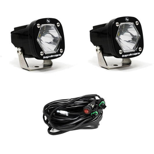 BAJA DESIGNS: S1 BLACK LED AUXILARY LIGHT POD (PAIR)