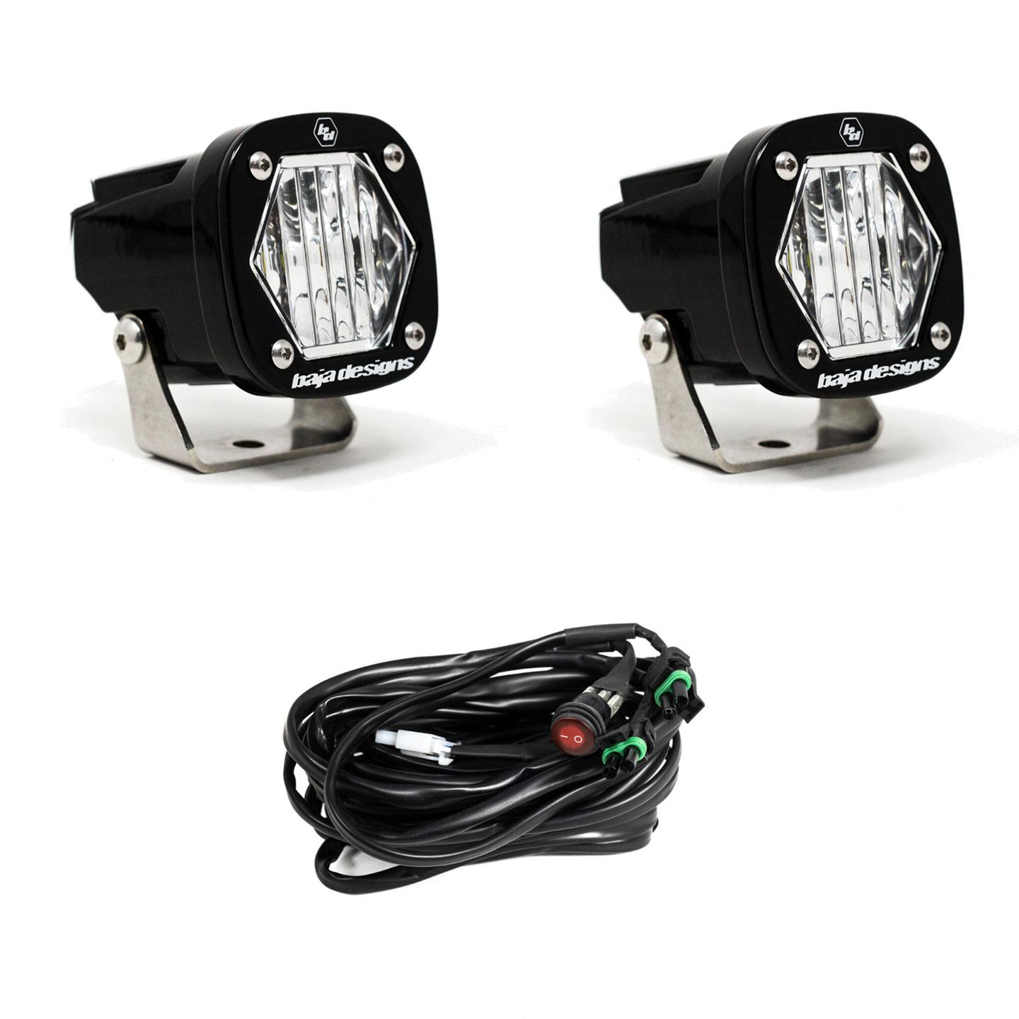 BAJA DESIGNS: S1 BLACK LED AUXILARY LIGHT POD (PAIR)