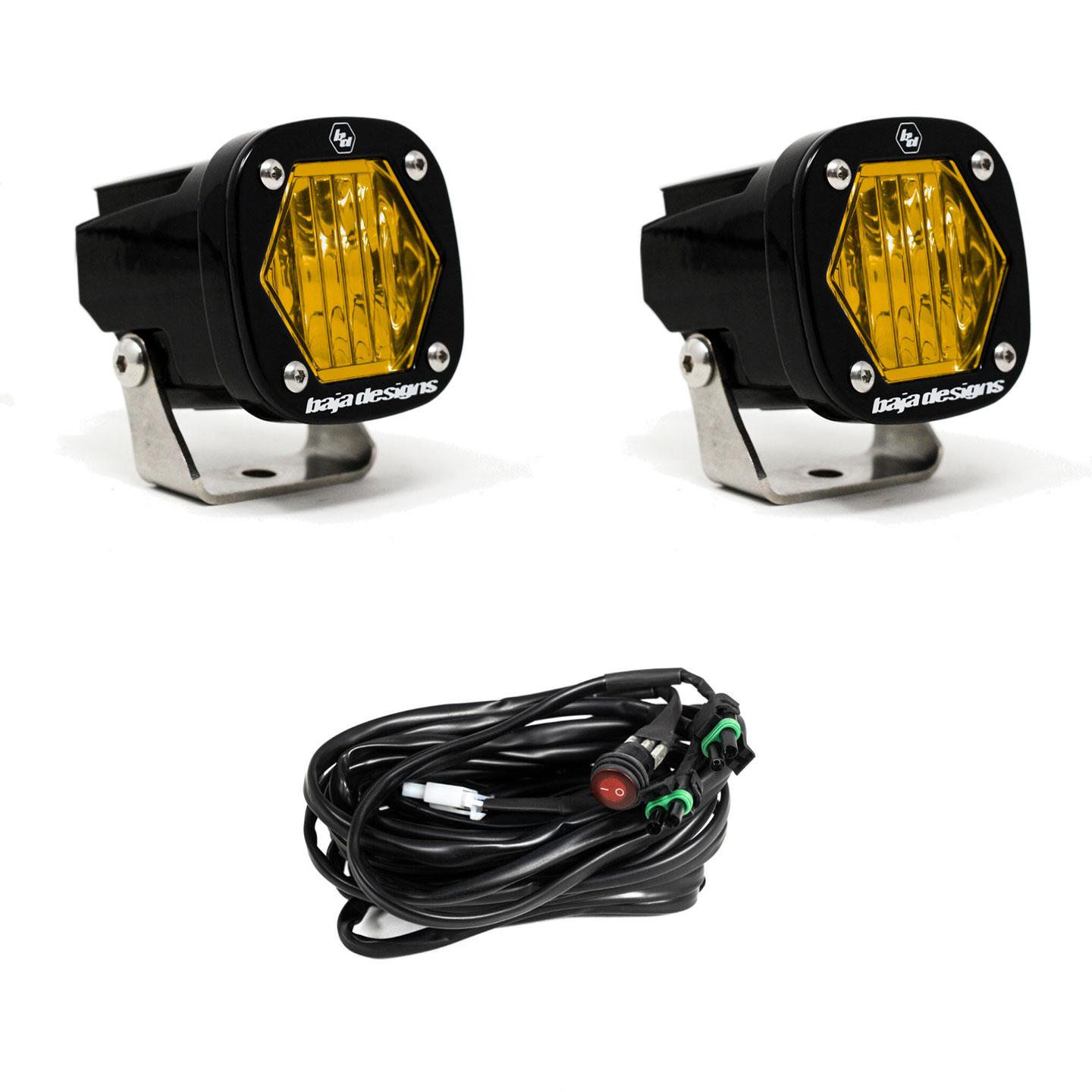 BAJA DESIGNS: S1 BLACK LED AUXILARY LIGHT POD (PAIR)