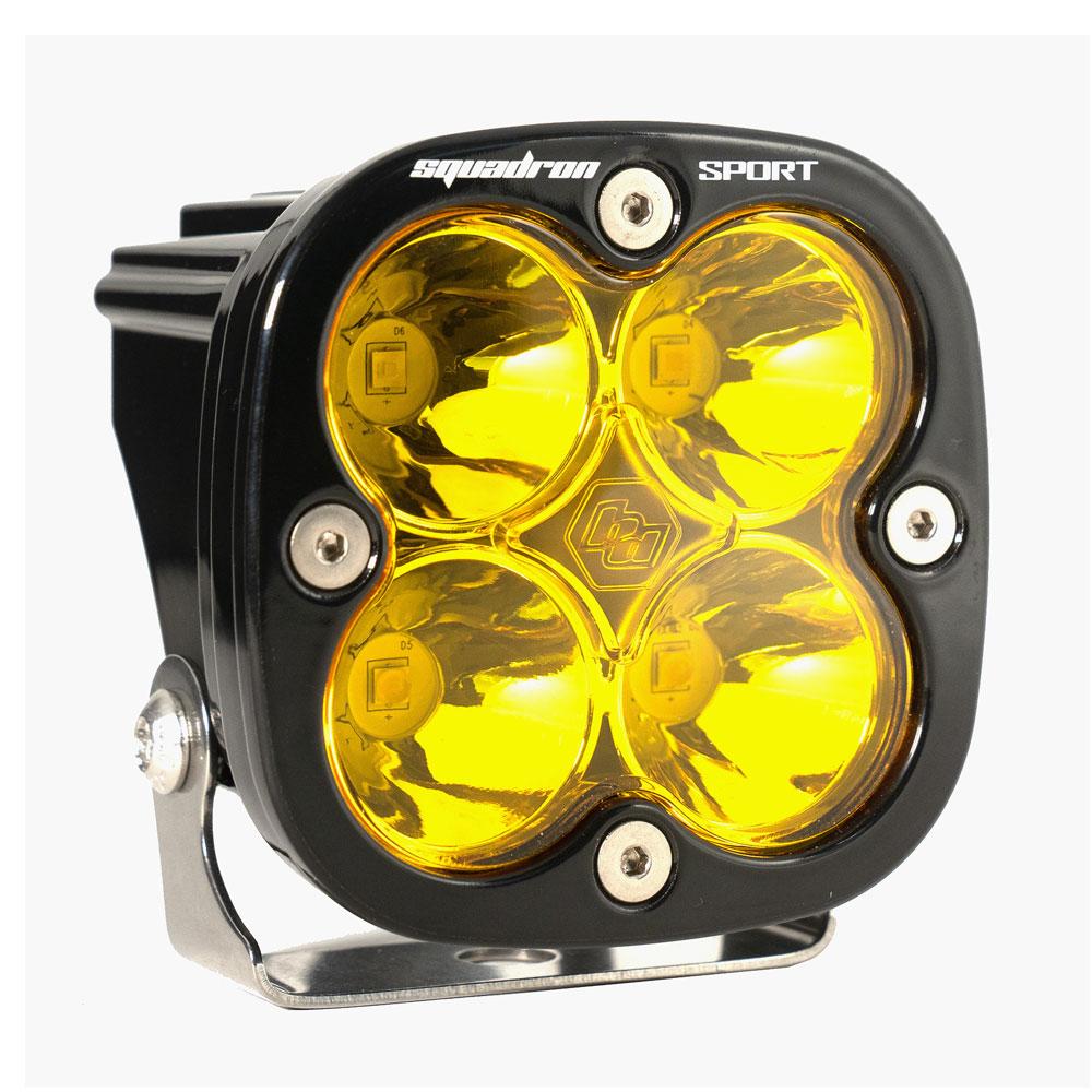 BAJA DESIGNS: SQUADRON SPORT BLACK LED AUXILARY LIGHT POD (UNIVERSAL)