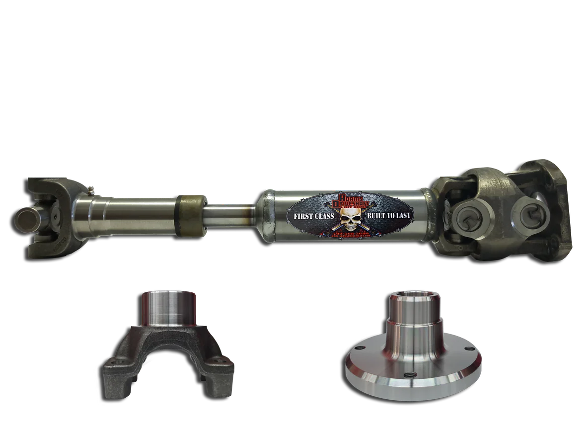ADAMS DRIVESHAFT: JEEP JK REAR 1350 CV DRIVESHAFT [EXTREME DUTY SERIES] SOLID U-JOINT