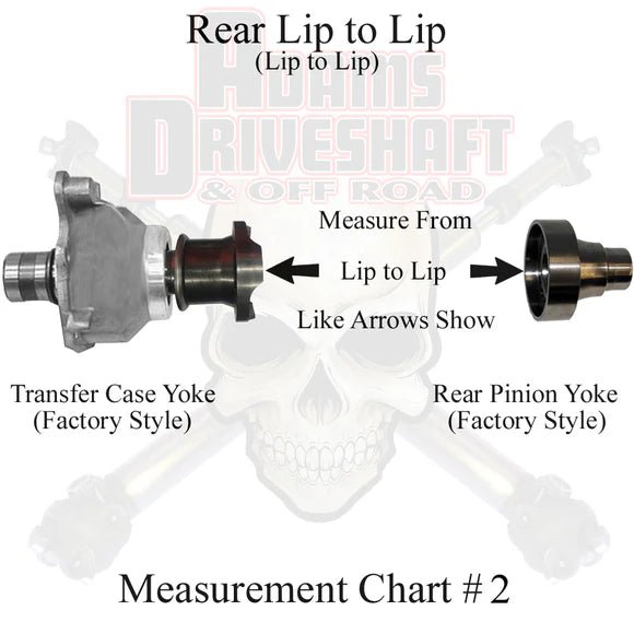 ADAMS DRIVESHAFT: JEEP JK REAR 1350 CV DRIVESHAFT [EXTREME DUTY SERIES] SOLID U-JOINT