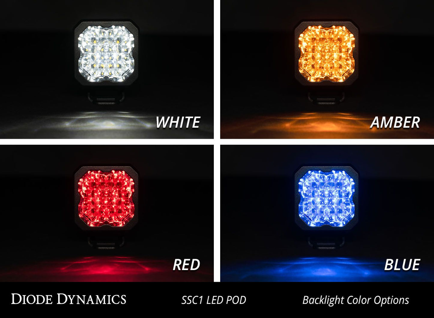 DIODE DYNAMICS: STAGE SERIES C1 WHITE PRO LED (PAIR)