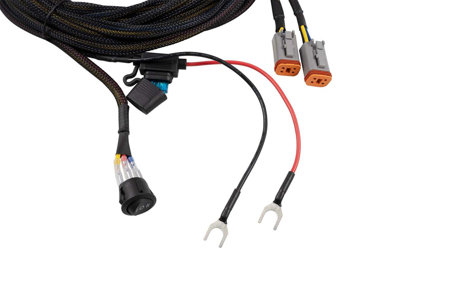 DIODE DYNAMICS: LIGHT DUTY DUAL OUTPUT 4-PIN OFFROAD WIRING HARNESS