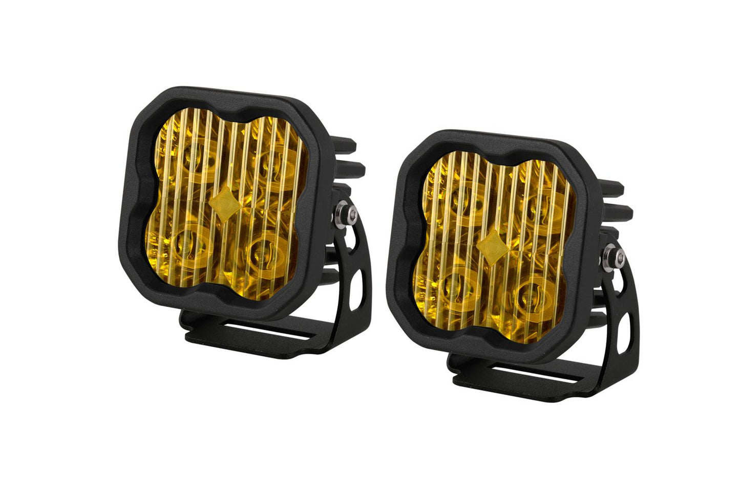 DIODE DYNAMICS: STAGE SERIES 3" SAE/DOT YELLOW SPORT LED (PAIR)