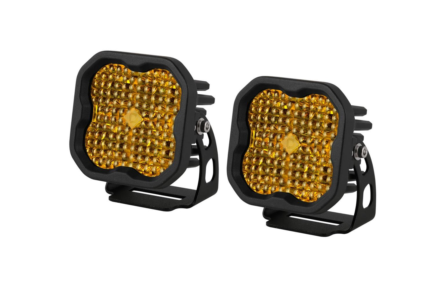 DIODE DYNAMICS: STAGE SERIES 3" SAE/DOT YELLOW SPORT LED (PAIR)